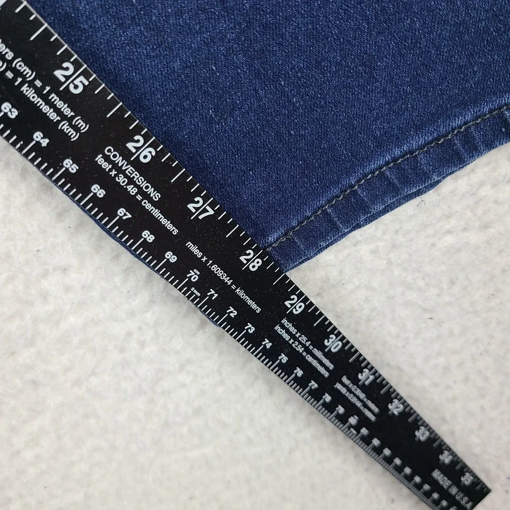 Nicole Miller Jeans Womens 16 Blue SOHO High Rise Skinny Dark Wash Denim